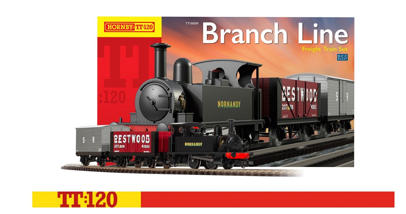 Hornby TT1005M - TT - Start-Set Güterzug Dampflok 'Normandy'